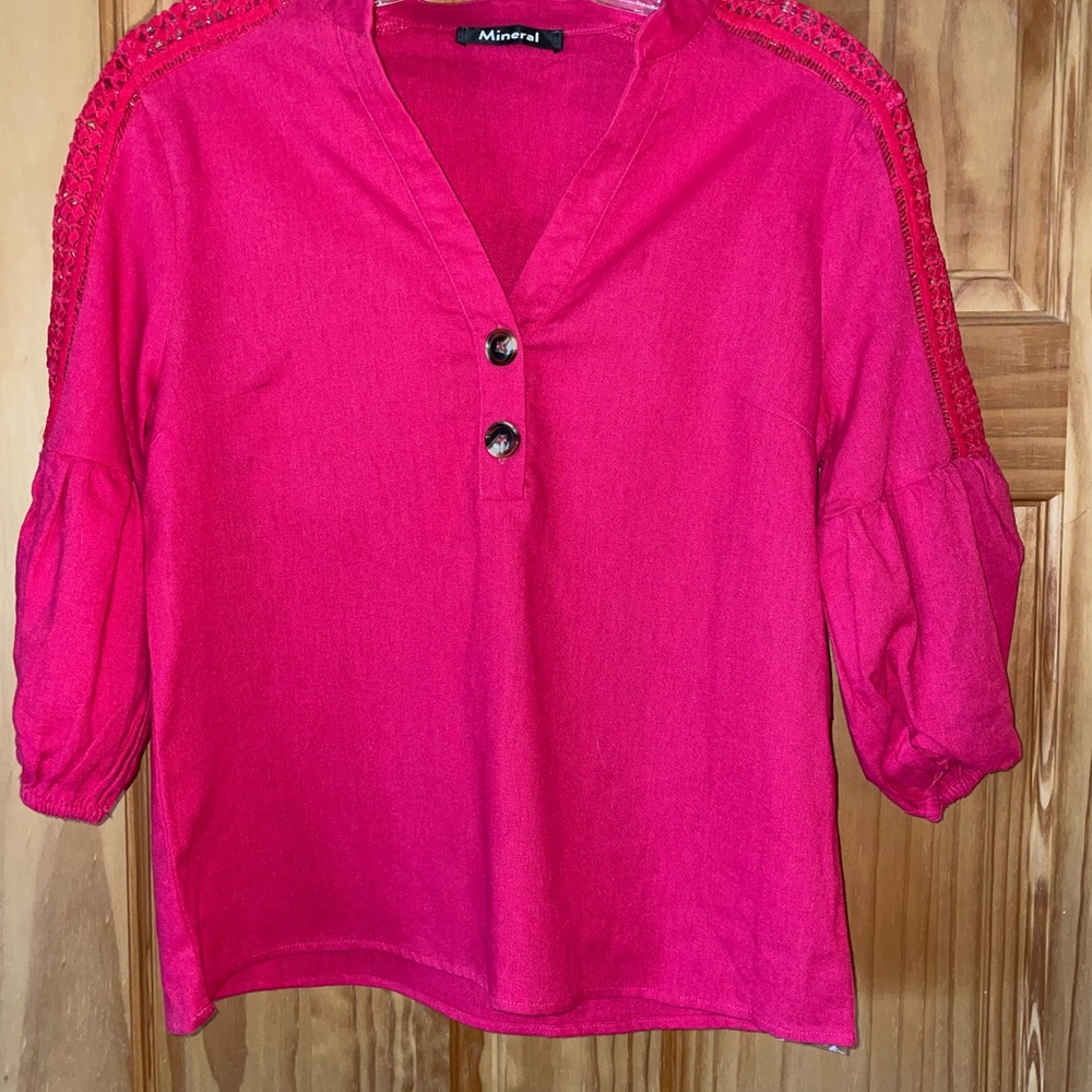 Vibrant Pink Women's Blouse